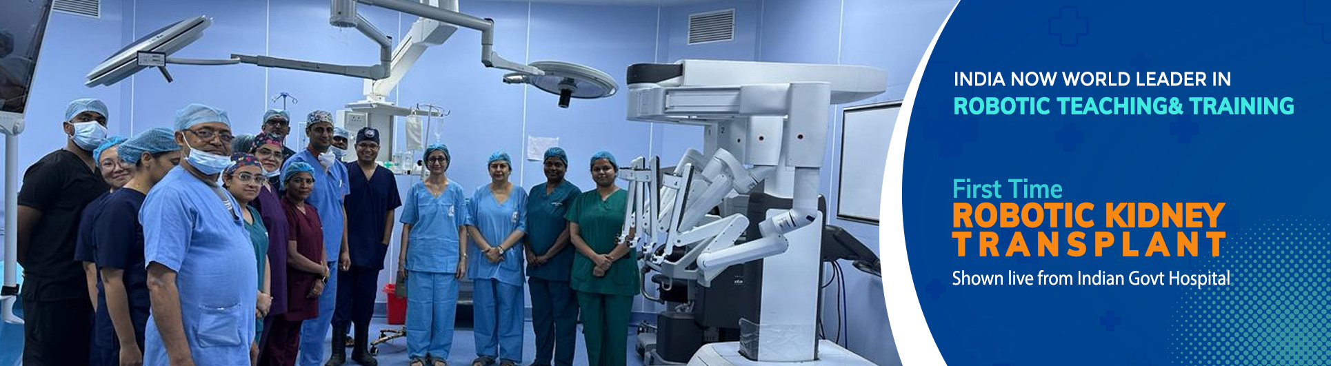 Robotic kidney transplant